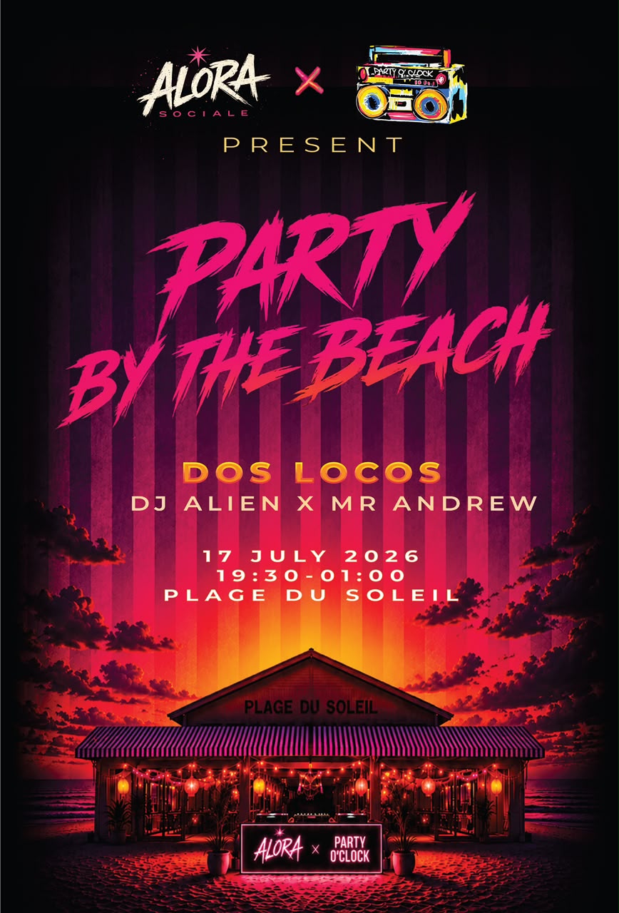 Allora Sociale x Party O’Clock — Beach Edition 